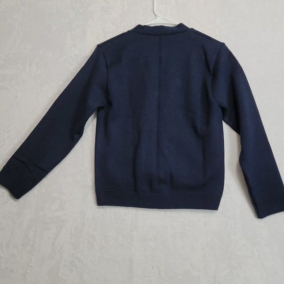 NWT Claudia Uniform Escolares Navy Blue Button Front Cardigan Juniors Size 12 - Picture 7 of 13